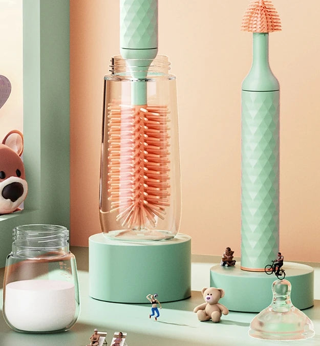 Electric Silicone Bottle Brush